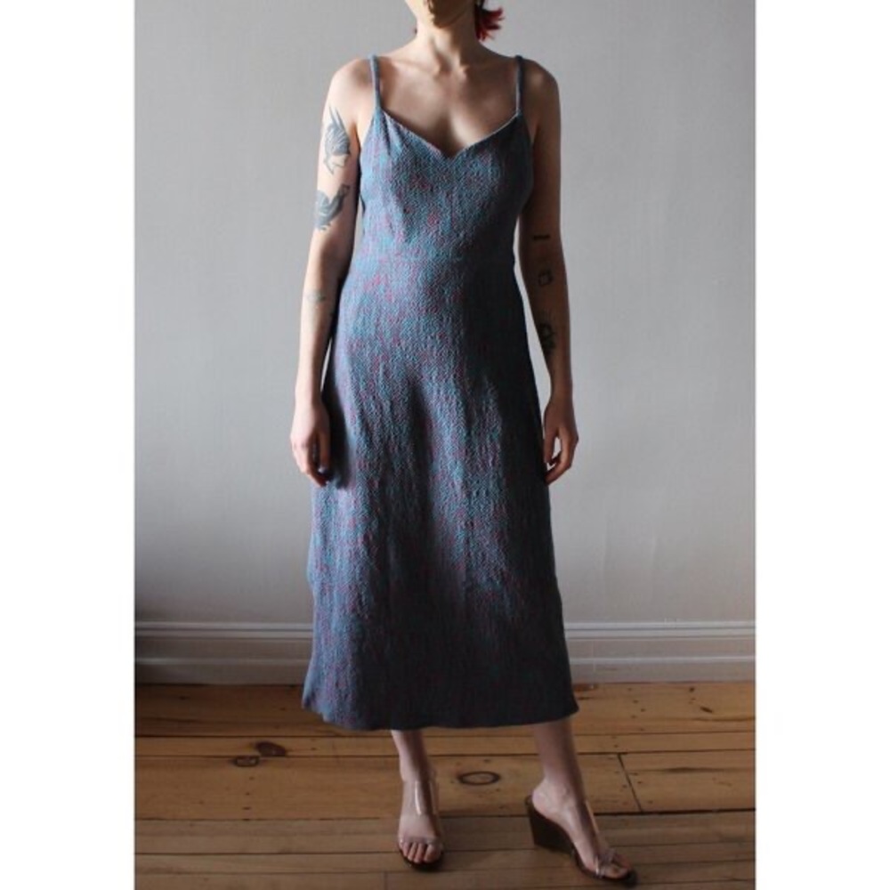 Rachel Comey purple dress.
